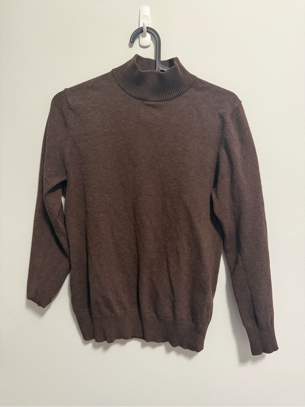 Brown Turtleneck Sweater